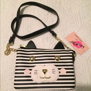 Betsy Johnson LUV mini crossbody